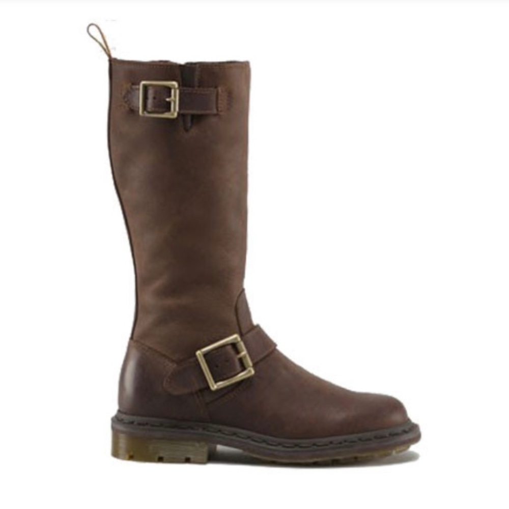 Dr. Martens high boots Robin Dark Brown Burnished 14794201 size 39